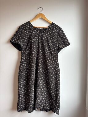 Northern Reflections Black Floral Midi Dress